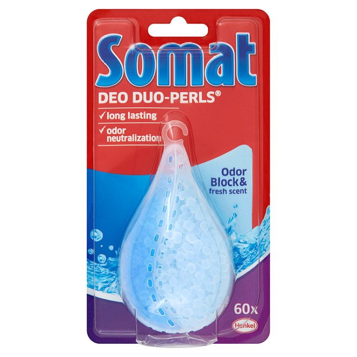 Somat Duo DeoPerls Dishwasher Freshener Odor Block & fresh scent 17g