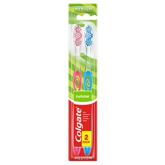  Colgate Twister manual toothbrush medium