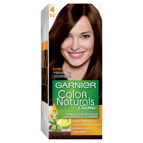  Garnier Color Naturals Creme Hair Color 4 Natural Brown