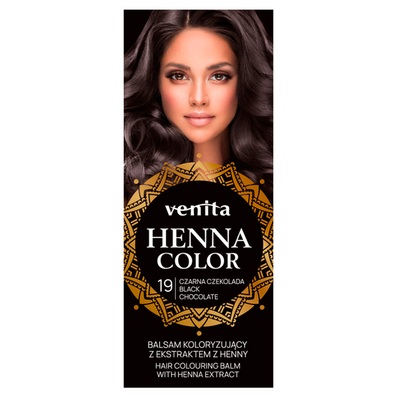  HAIR COLOURING BALM WITH HENNA EXTRACT BLACK CHOCOLATE NO. 19