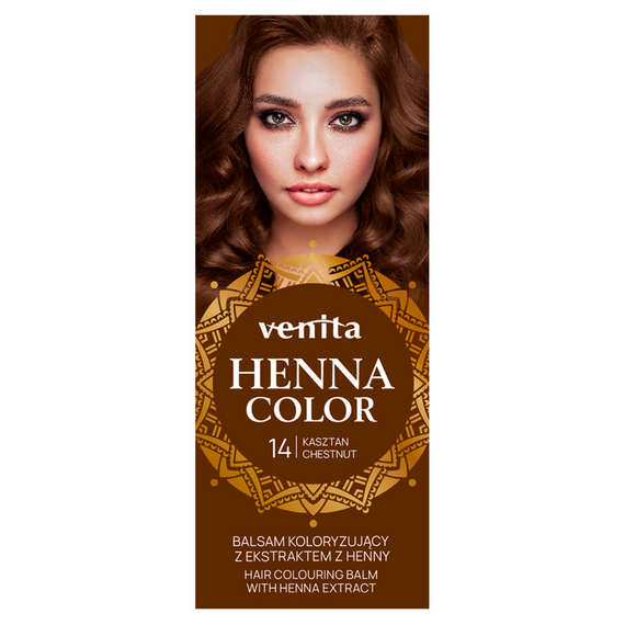  HAIR COLOURING BALM WITH HENNA EXTRACT CHESTNUT NO. 14