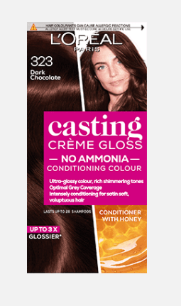 L'Oréal Paris Casting Crème Gloss 323 Dark Chocolate Brown Semi Permanent Hair Dye