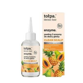  TOŁPA  dermo hair. enzyme. peeling 3 enzymy do skóry głowy CLEAN SCALP, 100 ml