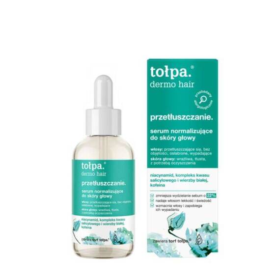  TOŁPA  dermo hair przetłuszczanie serum normalizujące do skóry głowy, 75 ml