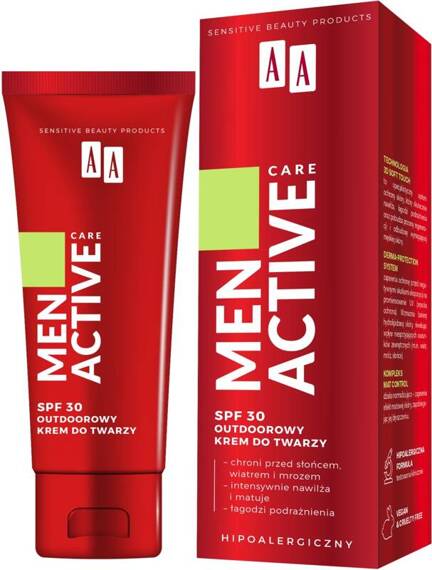 AA Men Active Care SPF 30 Outdoor Face Cream 50 ml