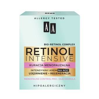 AA Retinol Intensive Menopause Treatment intensive night cream firming + regeneration 50 ml