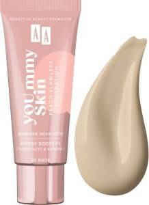 AA YOU.mmy Skin Peach Flawless Foundation mineral foundation 02 Nude 30 ml