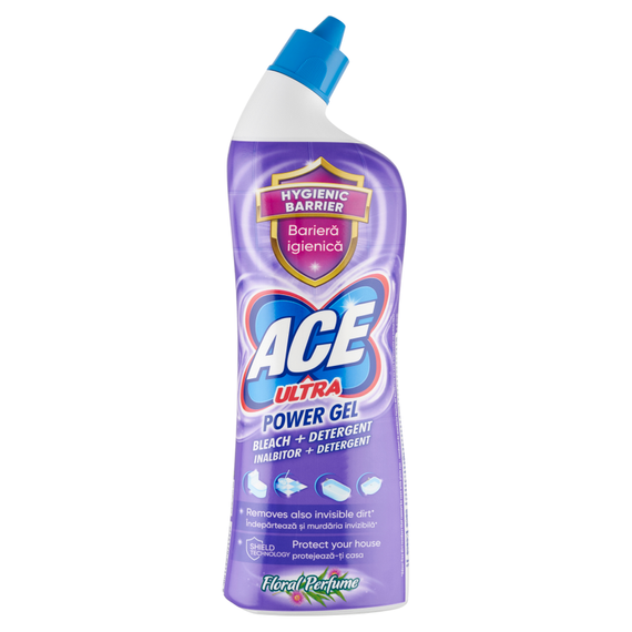 Ace Ultra Power Gel Floral Perfume Bleach and Detergent 750 ml