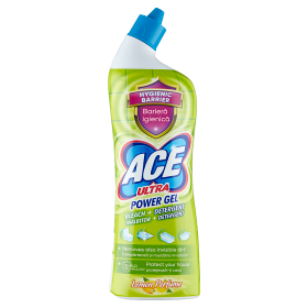 Ace Ultra Power Gel Lemon Perfume Wybielacz i detergent 750 ml