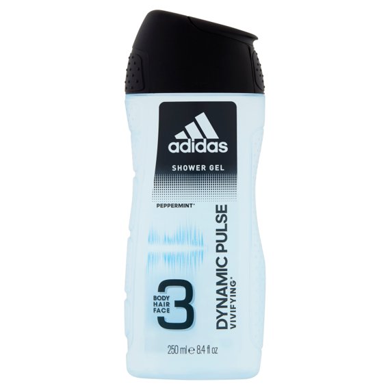Adidas 3 Dynamic Pulse Shower Gel for body and facial hair 250ml