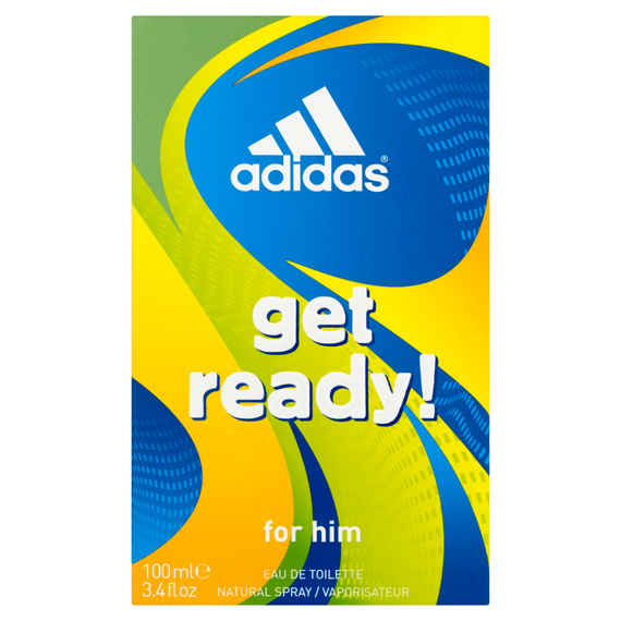 Adidas Get Ready! Woda toaletowa w naturalnym sprayu dla mężczyzn 100 ml