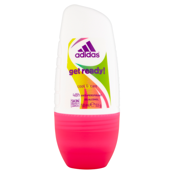 Adidas Get ready! Dezodorant antyperspiracyjny w kulce dla kobiet 50 ml