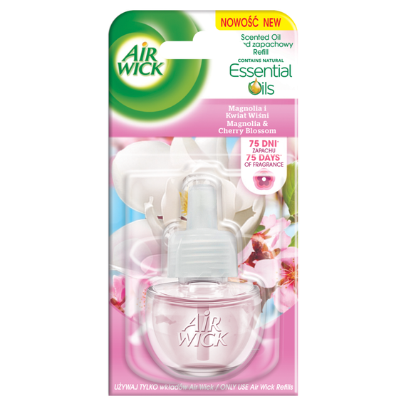 Air Wick Electrical contribution to air freshener magnolia and cherry blossom 19ml