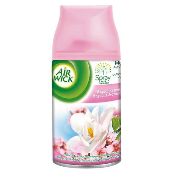 Air Wick Freshmatic Max contribution to air freshener magnolia and cherry blossom 250ml