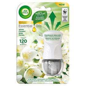 Air Wick Wtyczka elektryczna i wkład zapachowy białe kwiaty 19 ml