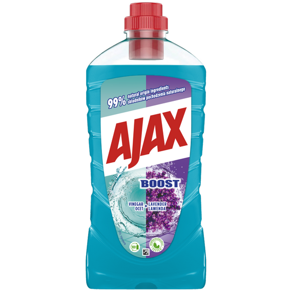 Ajax BOOST Vinegar and lavender universal liquid 1l