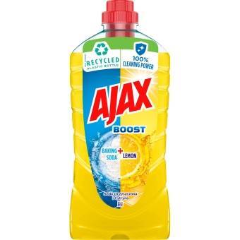 Ajax Boost Płyn czyszczący soda oczyszczona + cytryna 1 l