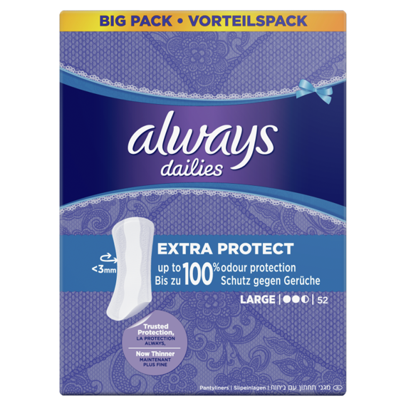 Always Dailies Protect Extra Large Panty 52 pieces