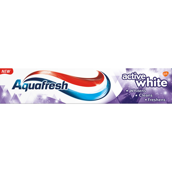 Aquafresh Active White Pasta do zębów z fluorkiem 125 ml