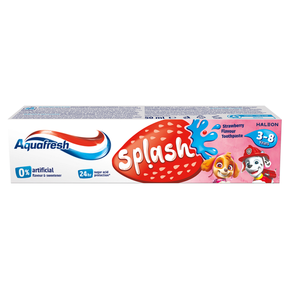 Aquafresh Splash Strawberry Toothpaste with Fluoride 50 ml