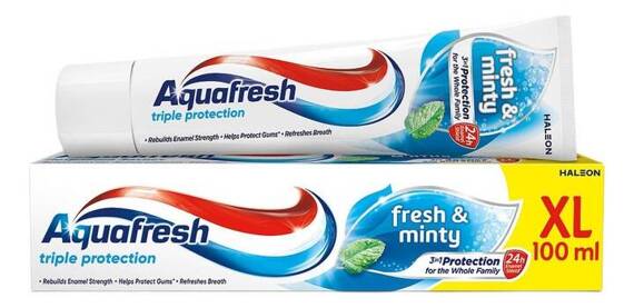 Aquafresh XL Triple Protection Fresh & Minty Fluoride Toothpaste 100ml