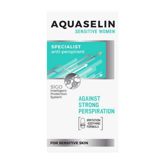 Aquaselin Sensitive Women Specialist roll-on antiperspirant 50 ml