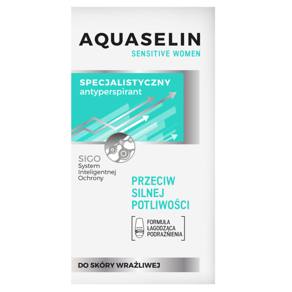 Aquaselin Sensitive Women Specjalistyczny antyperspirant roll-on 50 ml