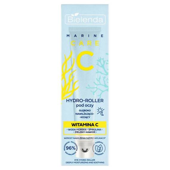 BIELENDA Marine Care C Hydro-roller pod oczy nawilżająco-kojący, 15ml