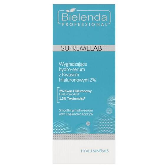 BIELENDA Supremelab Hyalu Minerals Wygładzające hydro-serum z Kwasem Hialuronowym 2%, 30 ml