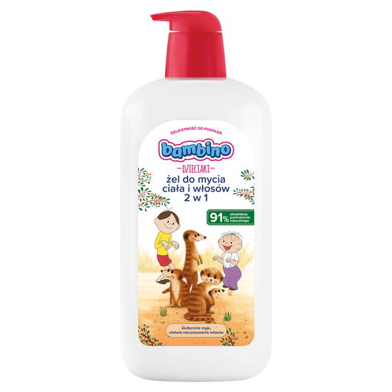 Bambino Kids 2 in 1 Body and Hair Washing Gel 1000 ml