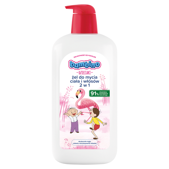 Bambino Kids 2 in 1 Body and Hair Washing Gel 1000 ml