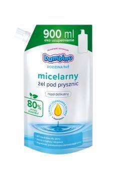 Bambino Rodzina Eko-uzupełnienie micelarny żel pod prysznic 900 ml