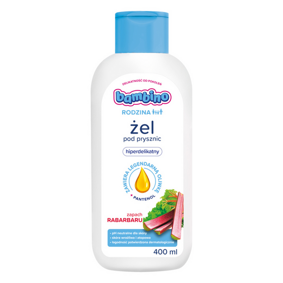 Bambino Rodzina Rhubarb-scented shower gel 400 ml