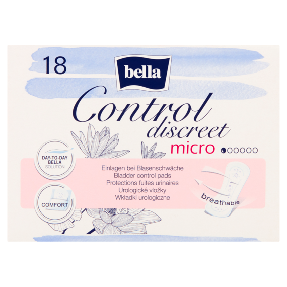 Bella Control Discreet Micro Wkładki urologiczne 18 sztuk