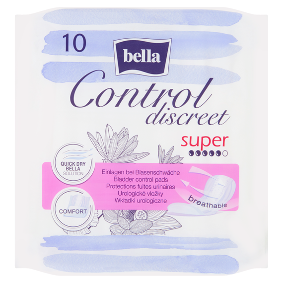 Bella Control Discreet Super Urology pads 10 pieces