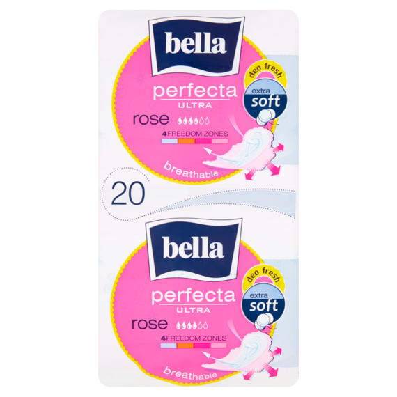 Bella Perfecta Ultra Rose Podpaski higieniczne 20 sztuk