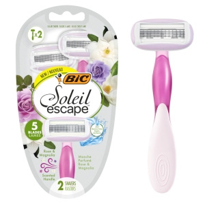 BiC Soleil Escape 5-blade razor 2 pieces