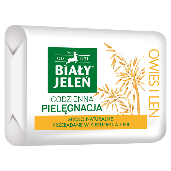 Biały Jeleń Natural soap oats and flax 100 g