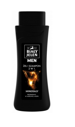 Biały Jeleń for Men Hipoalergiczny żel & szampon 2 w 1 minerały 300 ml