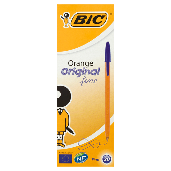 Bic Orange Original Fine Ballpoint blue 20 pieces