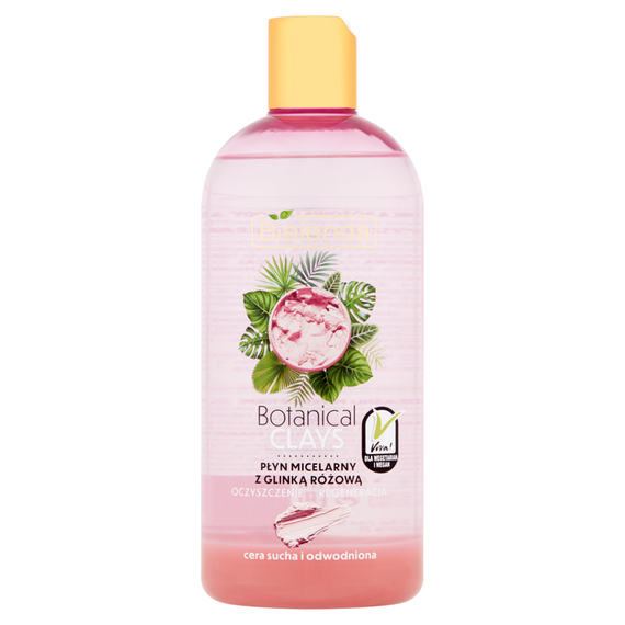 Bielenda Botanical Clays Micellar Fluid with Pink Clay 500 ml