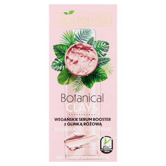 Bielenda Botanical Clays Wegańskie serum booster z glinką różową 30 ml