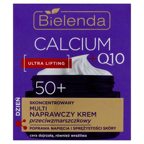 Bielenda Calcium +Q10 50+ Multi-repair anti-wrinkle cream day 50 ml