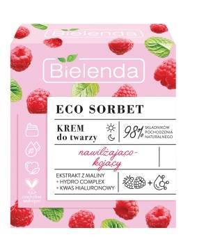 Bielenda Eco Sorbet Krem  nawilżająco-kojący z sokiem z malin 50 ml