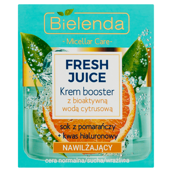 Bielenda Fresh Juice Krem booster z bioaktywną wodą cytrusową nawilżający 50 ml