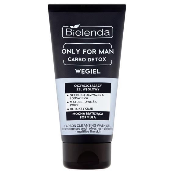 Bielenda Only for Man Carbo Detox Cleansing Carbon Gel 150 g