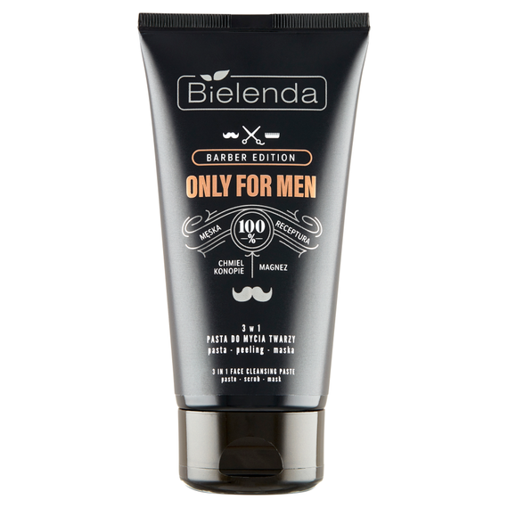 Bielenda Only for Men Barber Edition 3 in 1 Facial Cleansing Paste 150 g