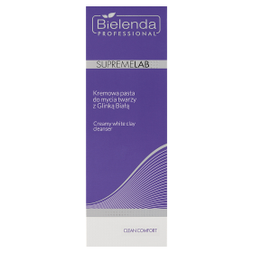 Bielenda Professional SupremeLab Creamy face wash paste with white clay 150 g