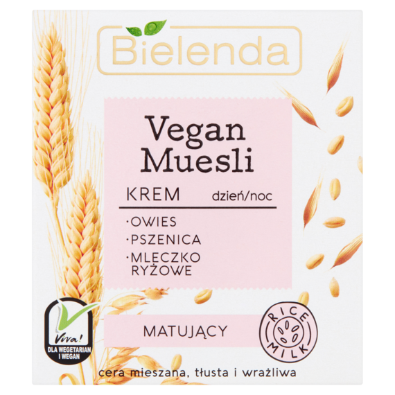 Bielenda Vegan Muesli Krem na dzień noc matujący 50 ml