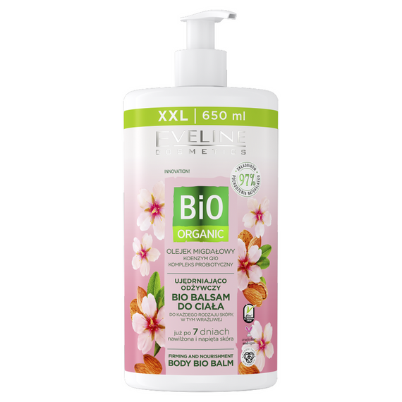 Bio Organic Firming and nourishing body lotion with almond oil